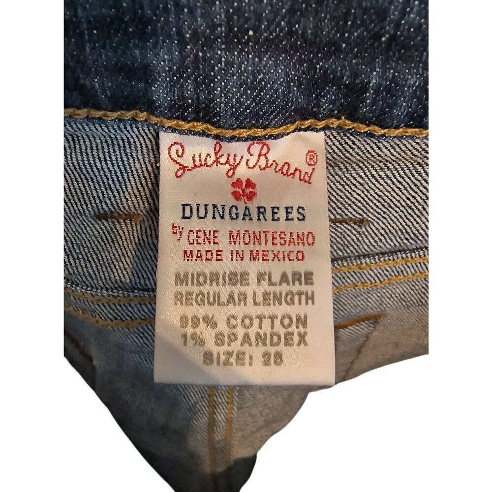 Lucky Brand Women's Size 28 Mid Rise Flared Regular Length Jeans Blue - Picture 2 of 5
